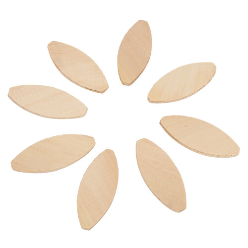 100pcs Solid Wood Joining Biscuits Size 20# for Superior Bonding 1