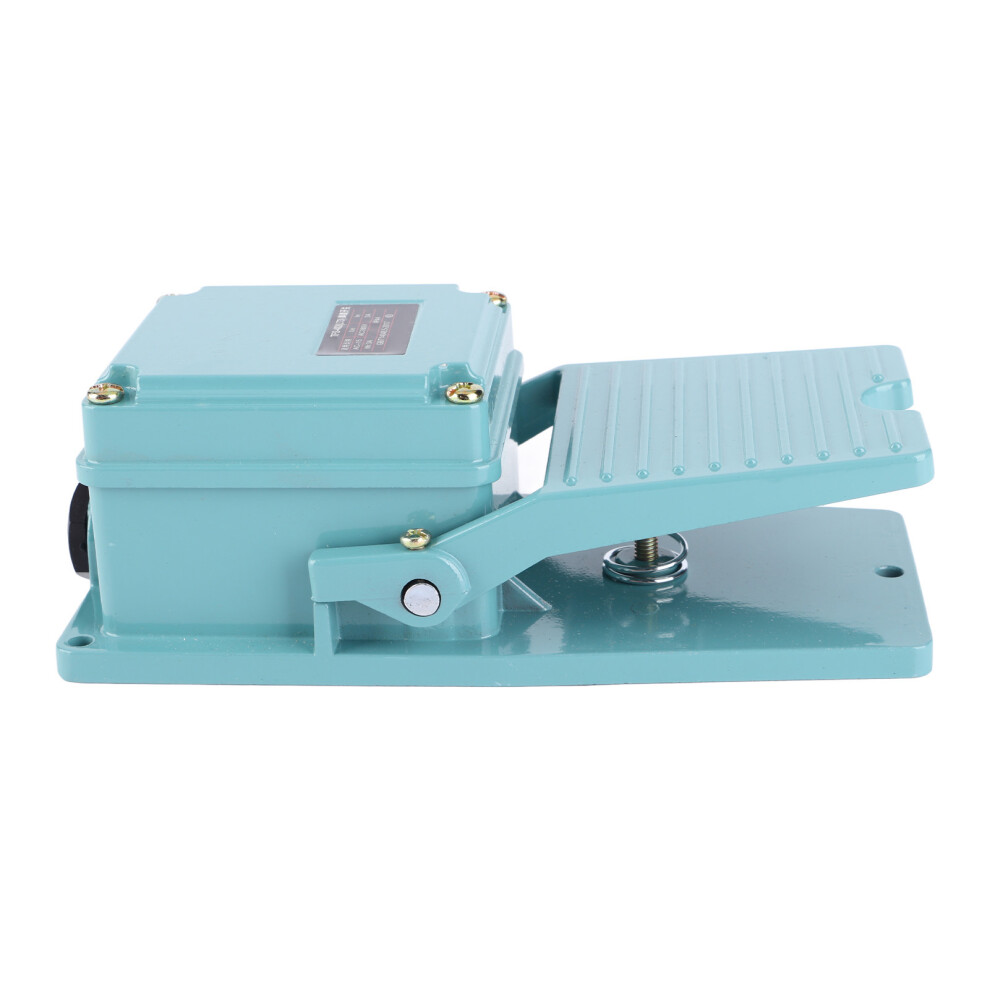 Robust Aluminum Foot Pedal Switch 250V 3A Treadle Nonslip Momentary 1No 1Nc 4671363329815