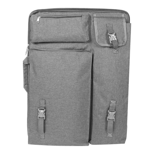 Large 4K Waterproof Art Bag with adjustable strap, 66496cm (Gray) 1