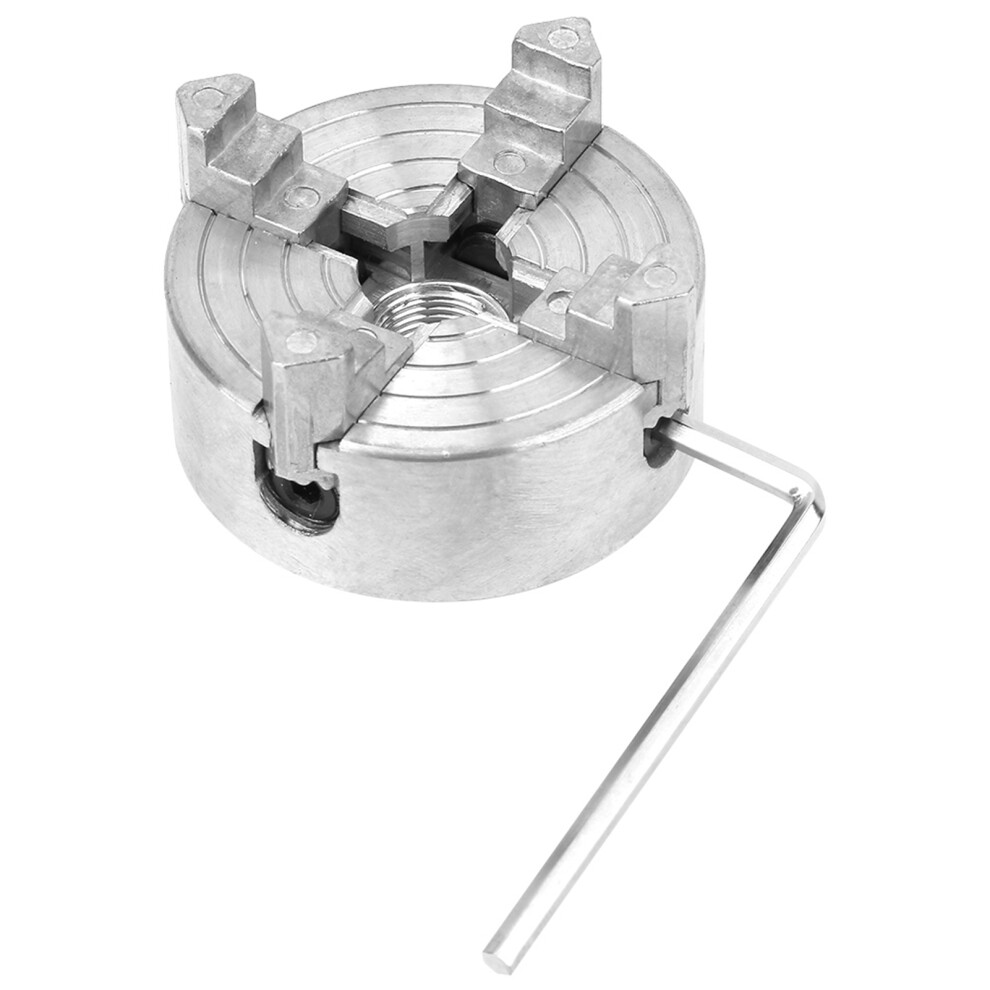 Z011a Zinc Alloy 4-Jaw Chuck Clamp Compatible With Mini Metal Lathes 9431363328844