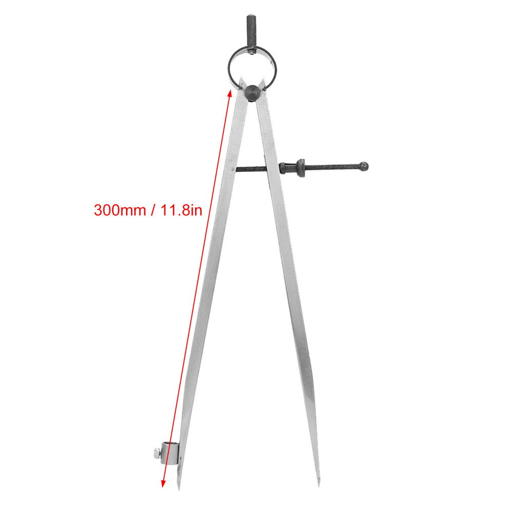 Precision 300Mm Drafting Compass With Wing Divider Line Scriber Crafting Tool 5081363329248