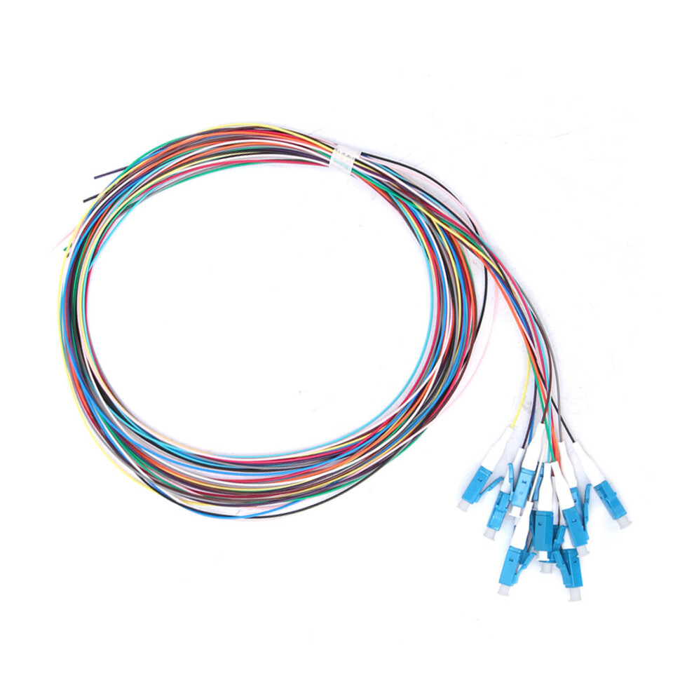 Fiber Optic Pigtail Lc/Upc Single Mode 1.5M Low Loss 12 Strand Cable 5001363329826