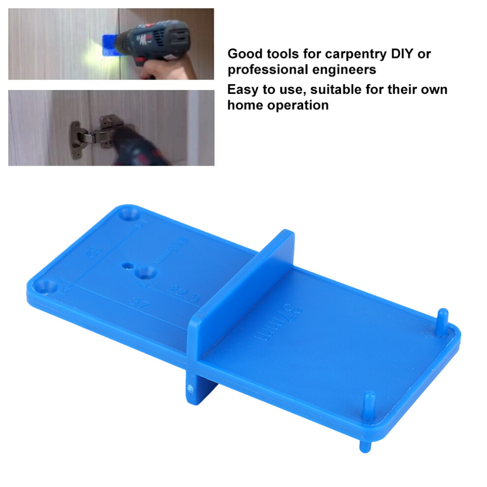 Cabinet Hinge Hole Locator Set - 2Pcs Template For Accurate Drilling 7901363330281