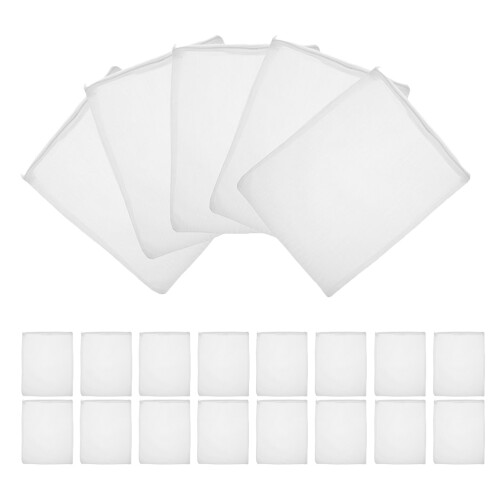 30Pcs Akvariefilterpåsar: Polyester Finmaskig Dragkedjepåse
