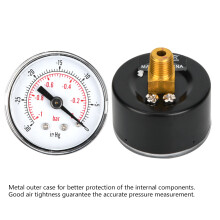 Dual Scale Vacuum Gauge -1~0 bar / -30~0 inHg 1/8BSPT Back Connection