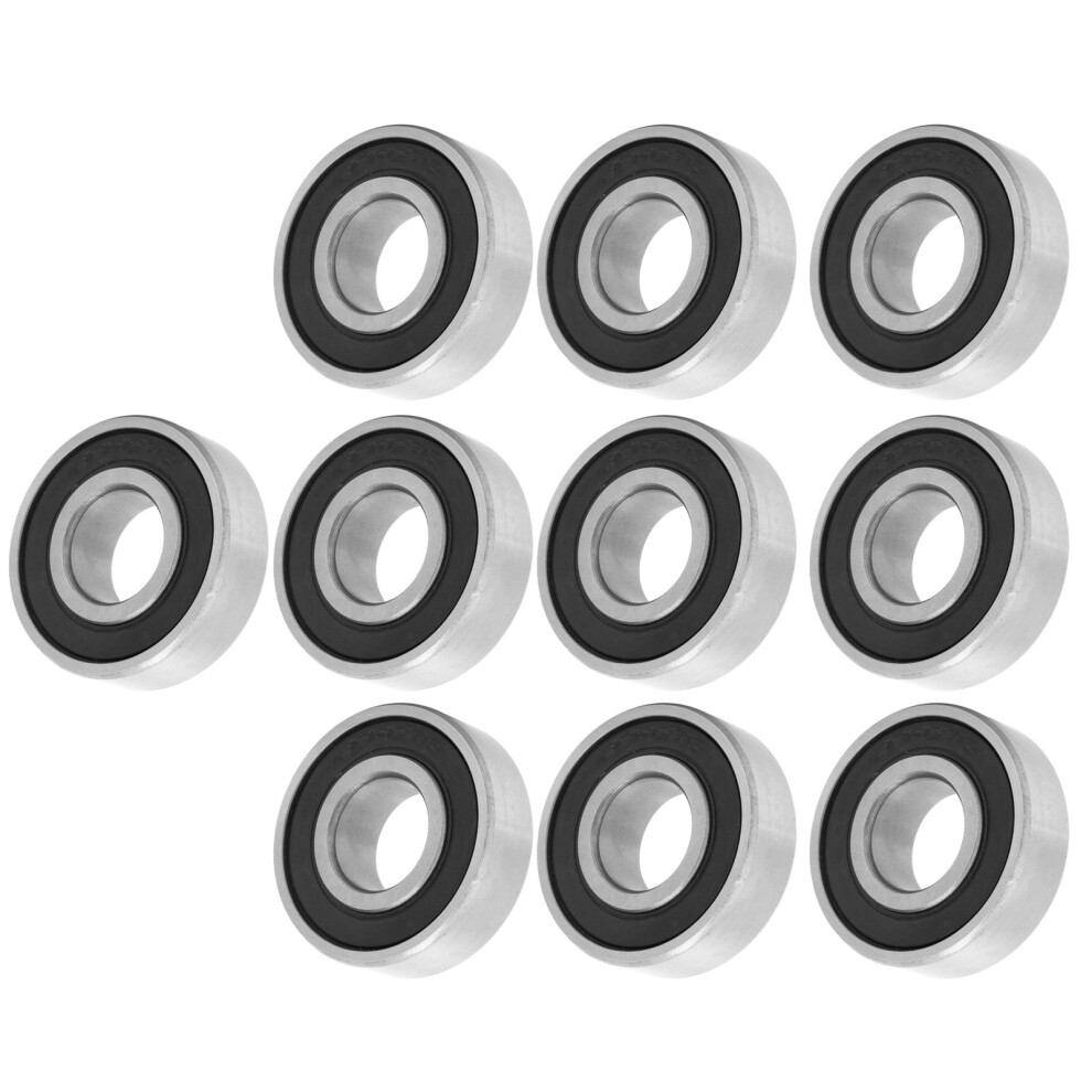 Deep Groove Ball Bearing 6202-Rs 10Pcs Steel 15Mm Sizes Black 8431363324700