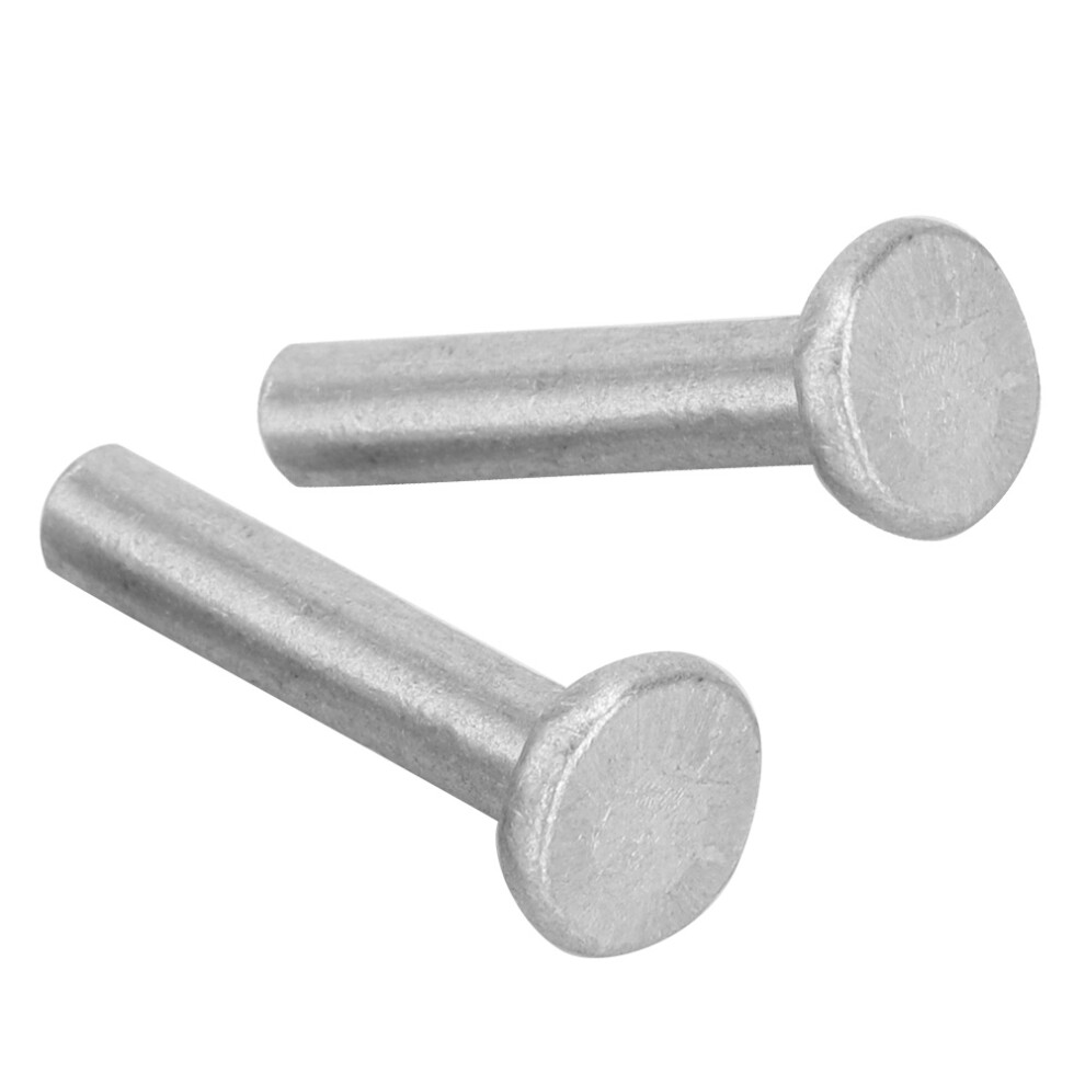 Aluminum Rivets 100Pcs M4 * 25 Flat Head Solid Rivet For Metal Joinery 9491363325953
