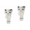 2 Delar Tiger Slap Armband För Barn 4