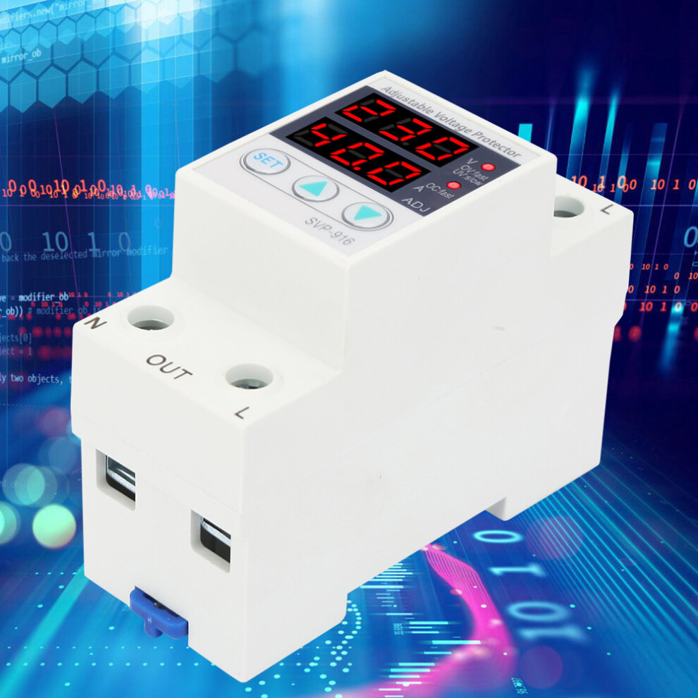 Power Guard 230V 40A Protects From Over/Under Voltage & Overcurrent 4901363325518