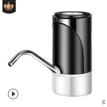 Draagbare waterdispenser, 5 gallon (ca. 19 liter) waterkan van 304 roestvrij staal met pomp, USB-oplaadbaar voor op reis, kamperen en thuisgebruik,