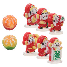 40 Delar Gud Om Förmögenhet Figur Set Buddha Skrivbord Cai Shen