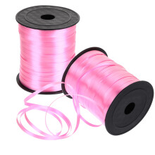 10Rolls Pink Flower Gift Ribbon Party Decorative Craft Wrapping Ribbon