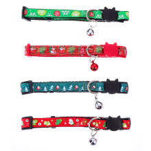 12 Pcs Justerbara Hundhalsband Med Julmotiv Och