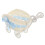 2St Baby Shower - Godiskorg I Skyblue För 1