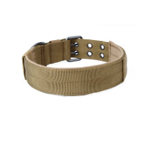 Taktiskt Hundhalsband I Nylon Med Metallspänne För Små Till XL