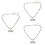 3Pcs Justerbart Halsband För Och Katt Med 6