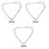 3Pcs Justerbart Halsband För Och Katt Med 3
