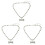 3Pcs Justerbart Halsband För Och Katt Med 2