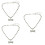 3Pcs Justerbart Halsband För Och Katt Med 7