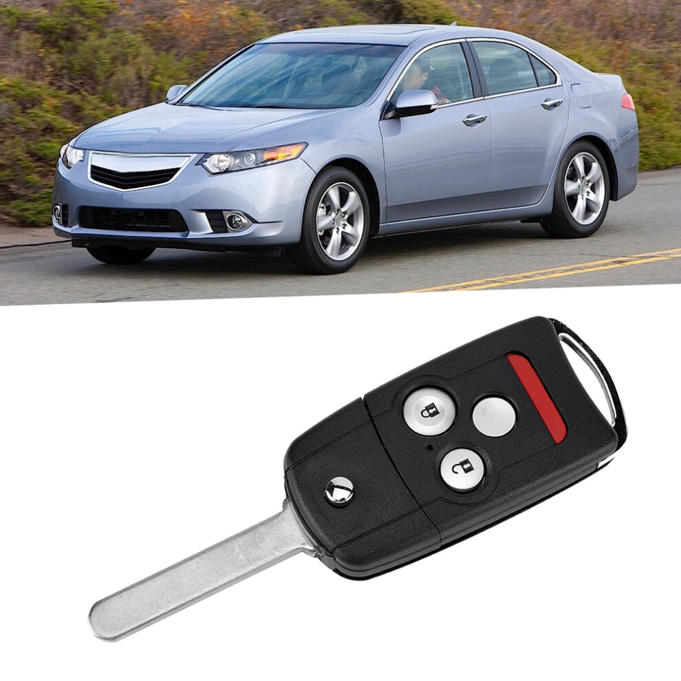 Abs Plastic 3+1 Button Car Key Fob Case Fit For Acura Tl 9311363332587