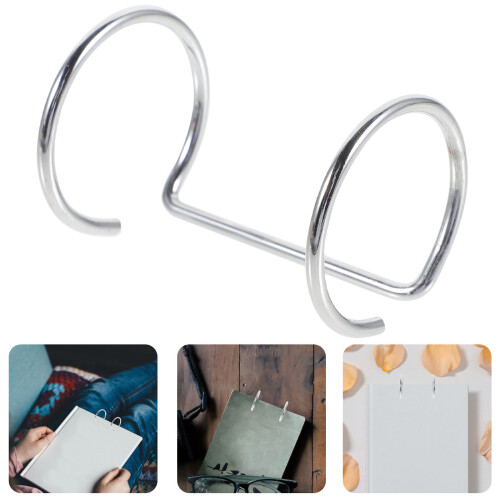 10Pcs Akryl Skylthållare Klick Ring Meny Ställ 2
