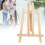 Foldable Beech Wood Easel Tablet Holder 29cm Triangular Art Stand 8