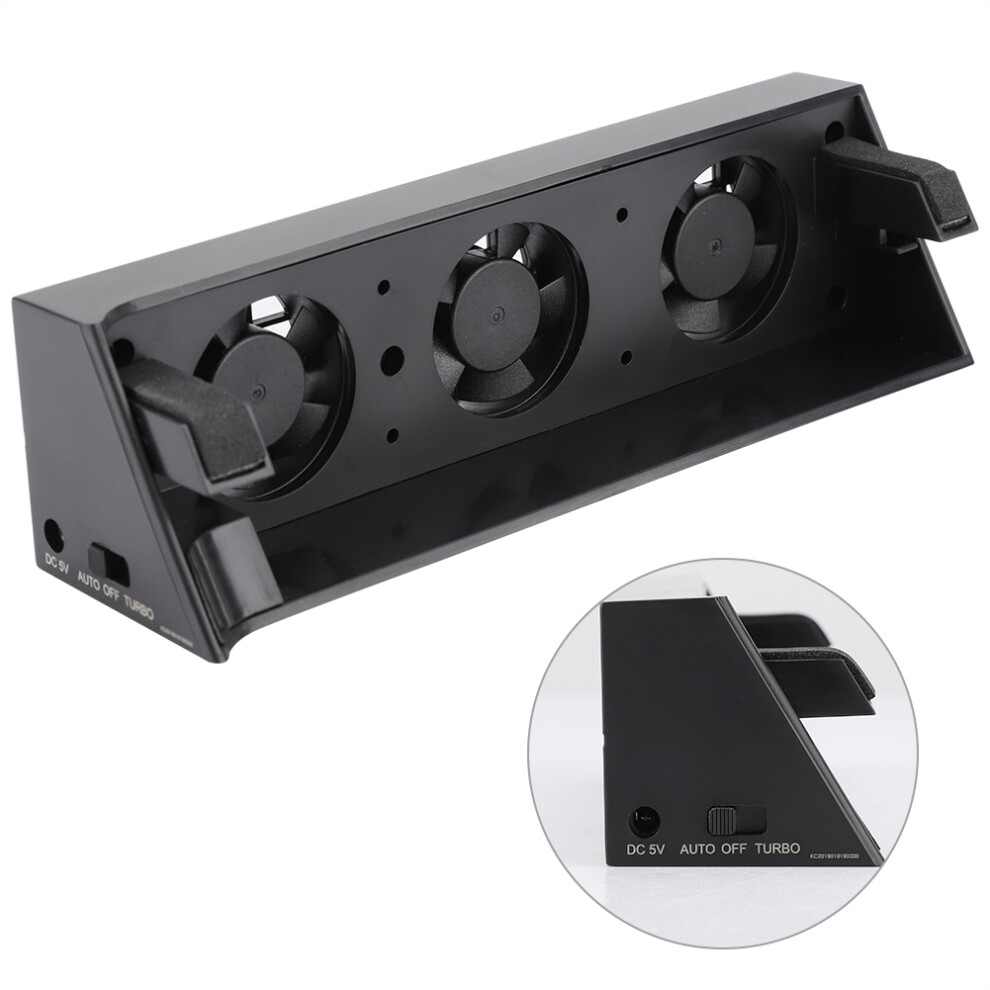 Heat Exhauster Cooler For Ps4 Slim, Intelligent Temp Control, Quiet Fan 9391363334033