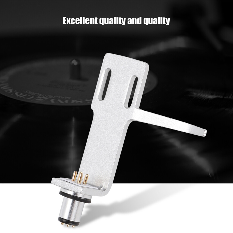 High Quality Turntable Headshell For Record Player Phono Cartridge Silver 4661363334919