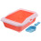 Pet Kattlitterbox Antisprick Katttoilettbricka Med Sandskopa 1