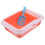 Pet Kattlitterbox Antisprick Katttoilettbricka Med Sandskopa 10