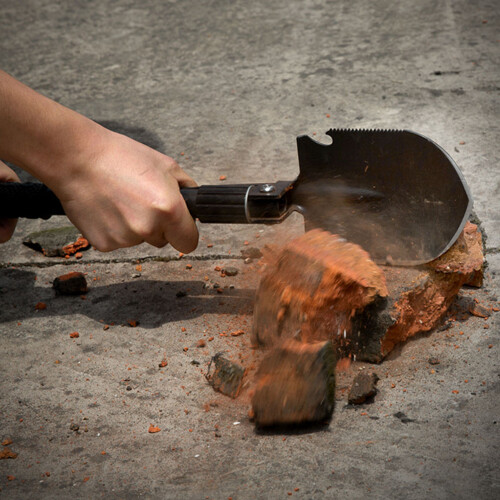 Multifunctional Ordnance Shovel: Foldable Portable with Storage Bag