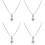 4St Urn Halsband För Kvinnor 6