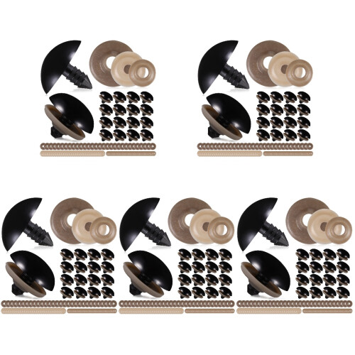 5 Set Plast Handgjorda Dockögon Diy Simuleringsögon För 1