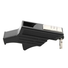 Basketball-Pfeife 43 g, 6x2x2,6 cm, Schwarz&Silber