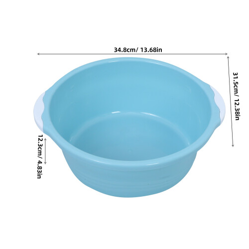 2St Plastisk Tvättställ Med Antisprutdesign För Badrum 1