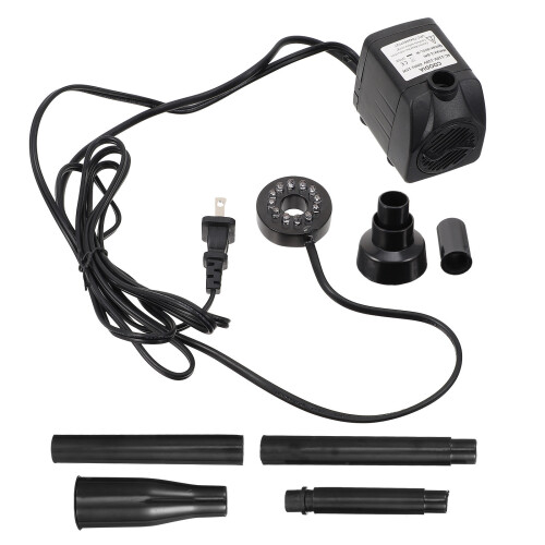 1 St Fontänpumpa 4 St LED-Ljus Cirkulationspump ( )