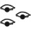 3 Tracer Katt Halsband Justerbart Med Reflex och 7