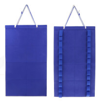 Taekwondo Belt Display Rack For 12 Belts, Martial Arts Belts Organizer, Blue Karate Kung Fu Judo Belt Storage
