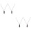4 Delar Harmonikapendant Vuxna Halsband Present 6
