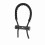 Adjustable Black Polyester Archery Compound Wrist Rope 23x7.5cm 15