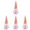 4Pcs Valentinsgnom Enhörningsgnom För Fester 2