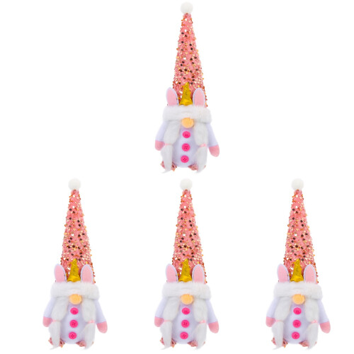 4Pcs Valentinsgnom Enhörningsgnom För Fester 1