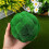 Förfalskad Mossgräs Boll , Simulerad Mossläder, 12 Cm 8
