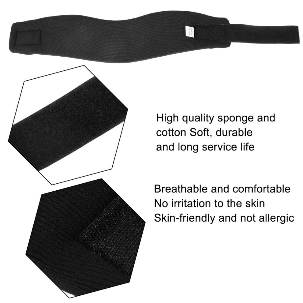 Black Ergonomic Cervical Collar For Neck Pain Relief - Small Design