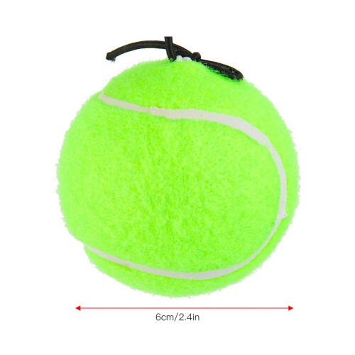 Beginner Tennis Training Ball with 4M Elastic Rubber String for Solo Play 2