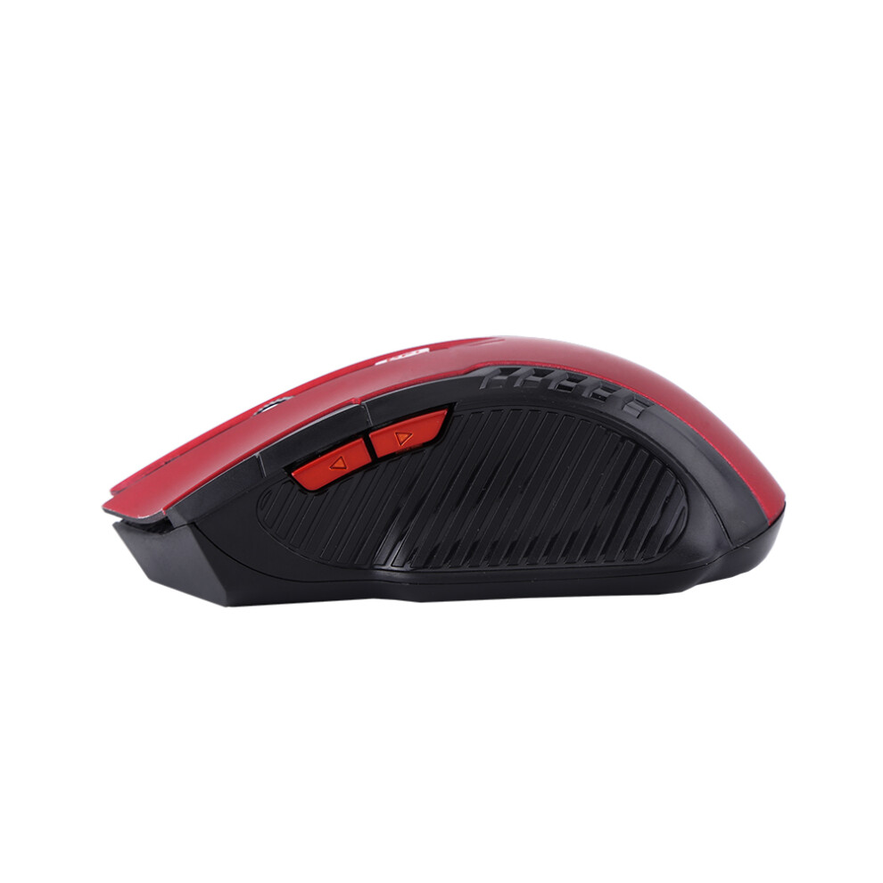 2.4Ghz Wireless Optical Gaming Mouse For Pc/Laptop, 800/1200 Dpi Red 7631363337187