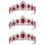 3Stk Wedding Tiara Für Damen Elegant Trageleicht 8