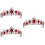 3Stk Wedding Tiara Für Damen Elegant Trageleicht 7