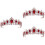 3Stk Wedding Tiara Für Damen Elegant Trageleicht 6