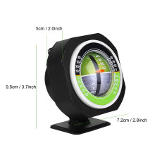 Außenbereich Leuchtende LED Auto-Inklinometer Winkel-Gefälle-Messgerät Grün
